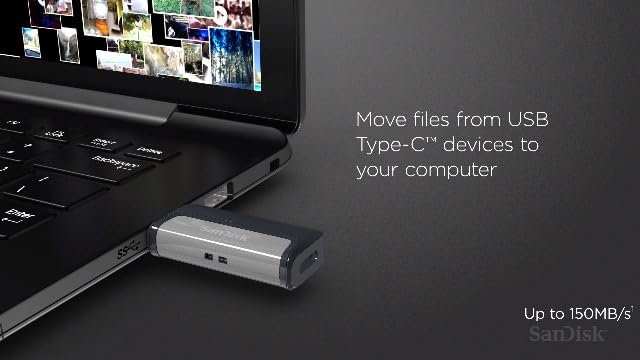 SanDisk 128GB Ultra Dual Drive USB Type-C and Type-A image 3