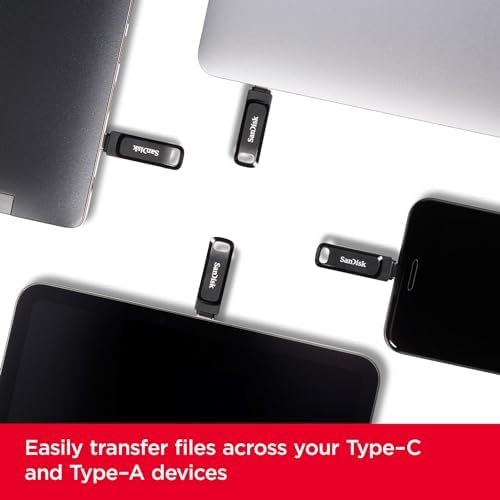 SanDisk 128GB Ultra Dual Drive Go USB-C & USB-A Flash Drive image 3