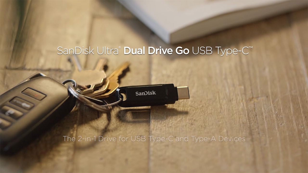 SanDisk 128GB Ultra Dual Drive Go USB-C & USB-A Flash Drive image 8