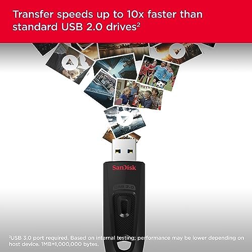 SanDisk 256GB Ultra USB 3.0 Flash Drive image 2