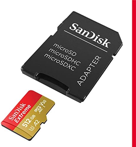 SanDisk 512GB Extreme microSDXC Card with Adapter image 2