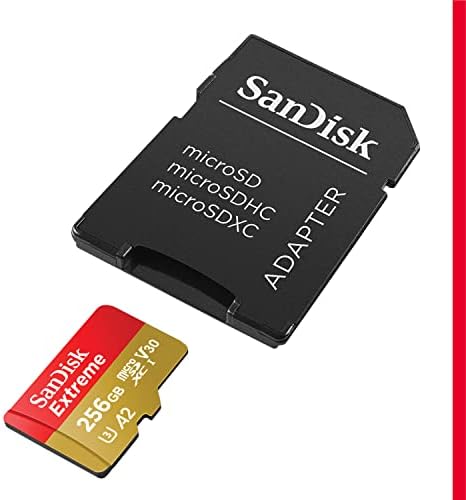 SanDisk 256GB Extreme microSDXC Card with Adapter image 2
