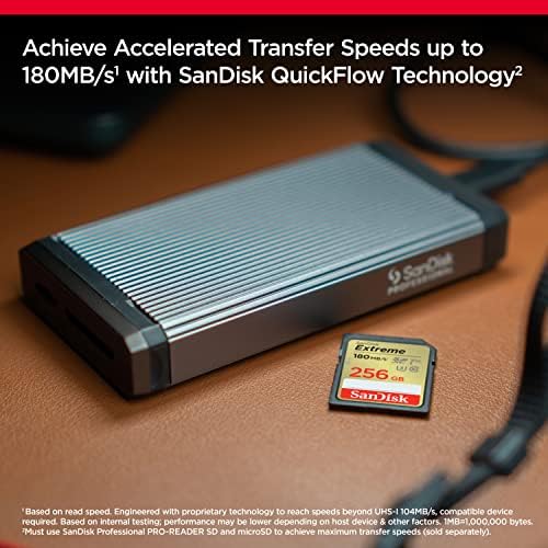 SanDisk 256GB Extreme SDXC UHS-I Memory Card image 4