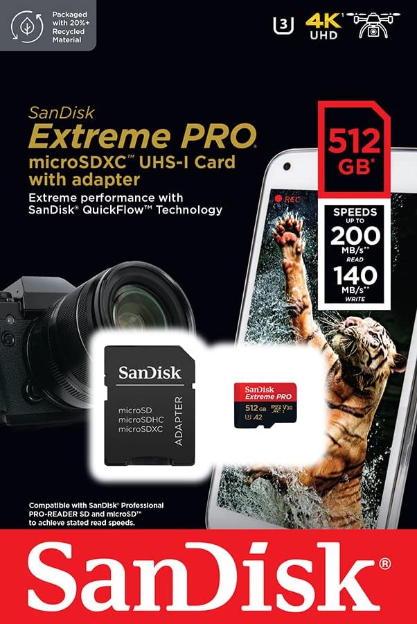 SanDisk Extreme PRO 512GB microSDXC UHS-I Memory Card image 5