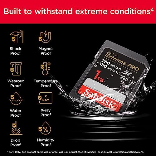 SanDisk 1TB Extreme PRO SDXC UHS-II Memory Card image 6