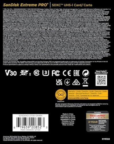 SanDisk 2TB Extreme PRO SDXC UHS-I Memory Card image 7
