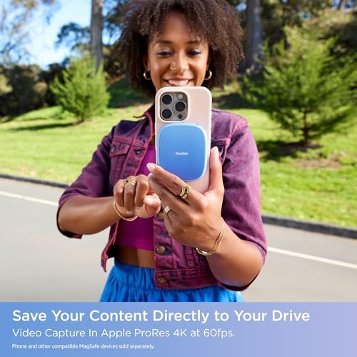SanDisk 2TB Creator Phone SSD with MagSafe Compatibility image 4