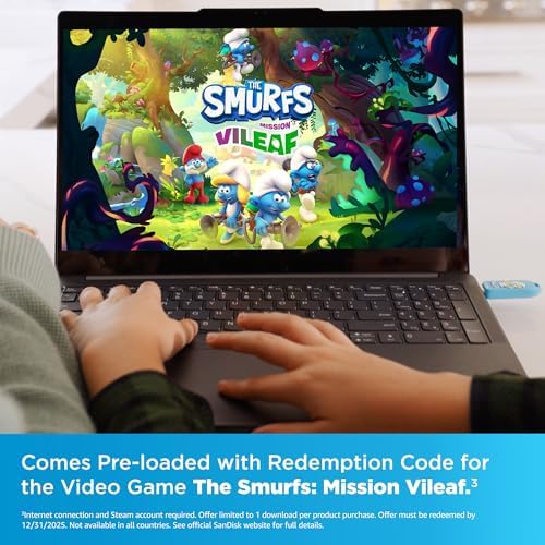 SanDisk 64GB Smurfs Edition USB Flash Drive image 2