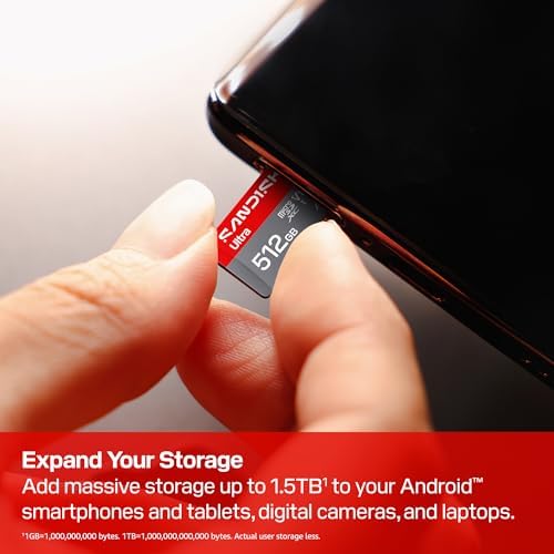 SanDisk 512GB Ultra microSD UHS-I Memory Card image 3