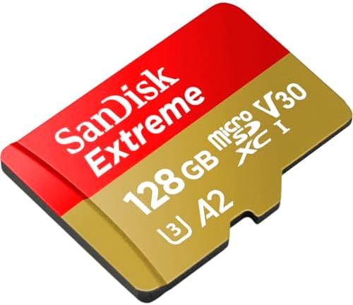SanDisk 128GB Extreme microSD Card with Adapter image 5