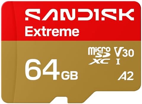 SanDisk 64GB Extreme microSD UHS-I Memory Card image 2
