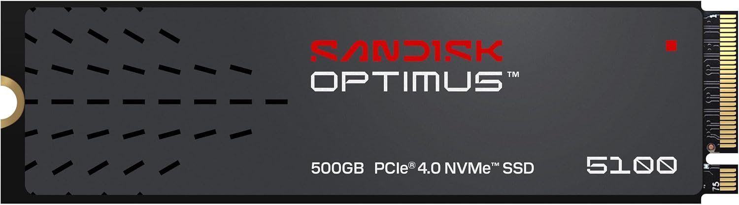 SanDisk Optimus 5100 500GB NVMe PCIe 4.0 SSD