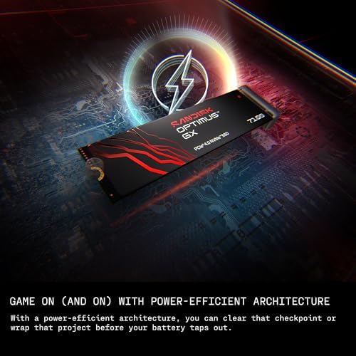 SanDisk Optimus GX 7100 2TB NVMe PCIe 4.0 SSD image 4