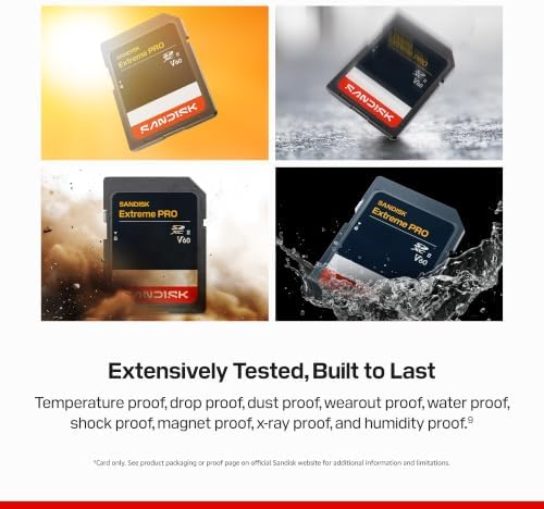 SanDisk 128GB Extreme PRO SDXC UHS-II Memory Card image 6
