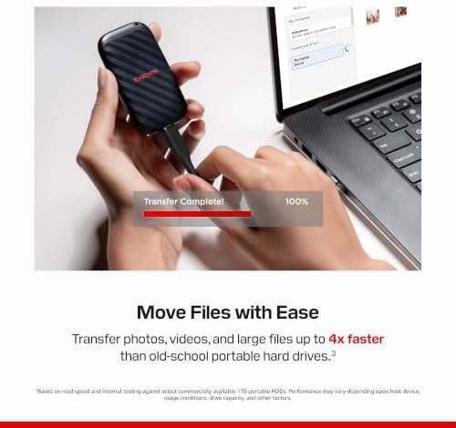 SanDisk 1TB Portable Solid State Drive image 3