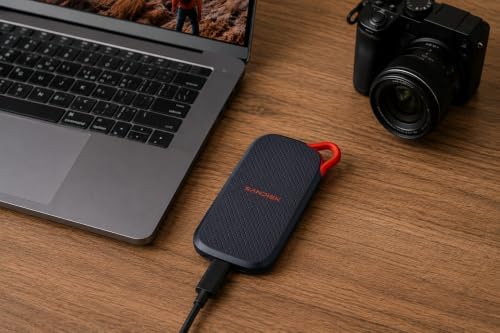 SanDisk 500GB Portable SSD - Fast and Durable Storage image 2