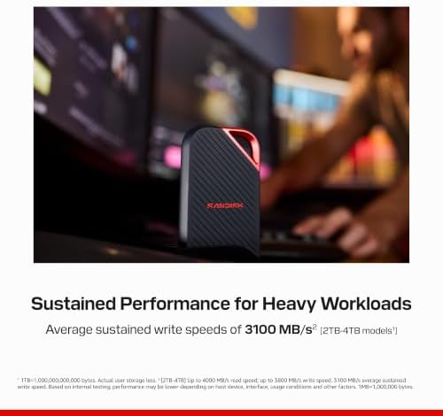 SanDisk 2TB Extreme PRO Portable SSD image 3
