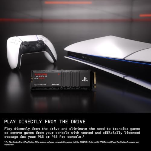 SanDisk Optimus GX PRO 850P 2TB NVMe SSD for PS5 image 6