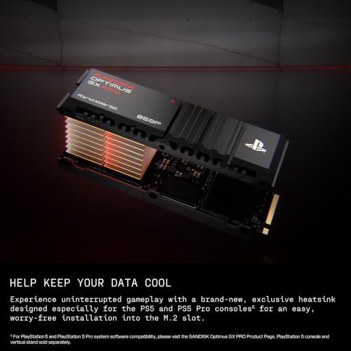 SanDisk Optimus GX PRO 850P 2TB NVMe SSD for PS5 image 3