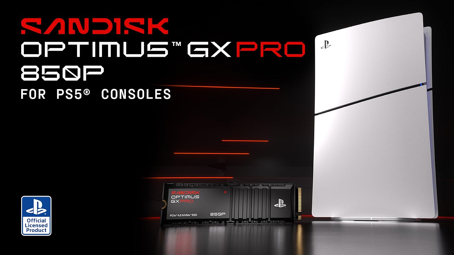SanDisk Optimus GX PRO 850P 2TB NVMe SSD for PS5 image 7