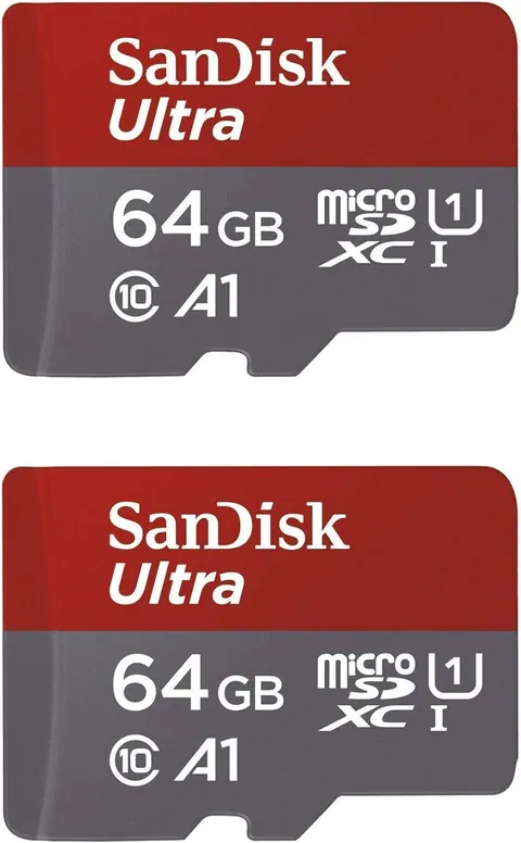 SanDisk Ultra 128GB MicroSDXC UHS-I Memory Card 2-Pack