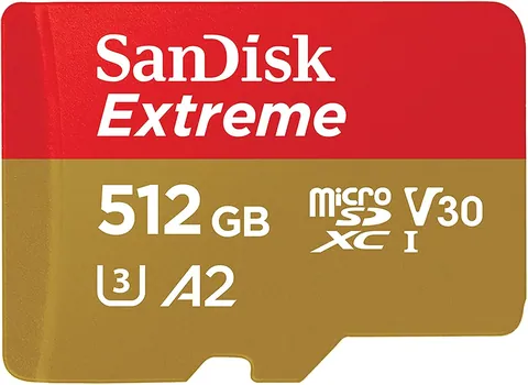 SanDisk 512GB Extreme microSDXC Card with Adapter