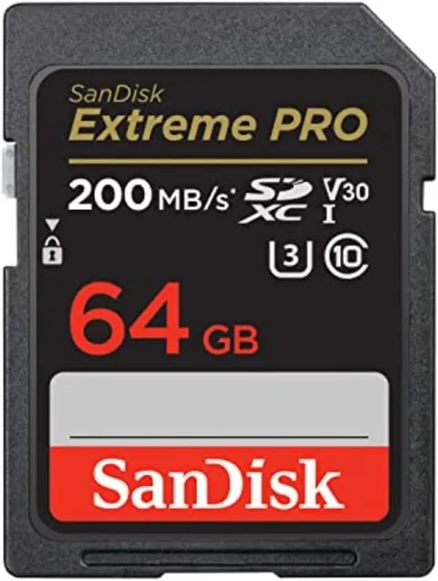 SanDisk 64GB Extreme PRO SDXC UHS-I Memory Card