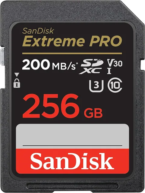 SanDisk 256GB Extreme PRO SDXC UHS-I Memory Card