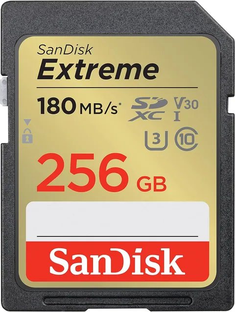 SanDisk 256GB Extreme SDXC UHS-I Memory Card