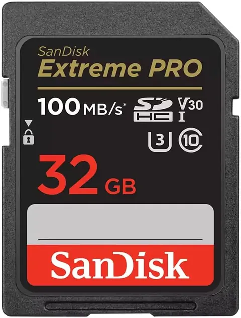 SanDisk 32GB Extreme PRO SD Memory Card