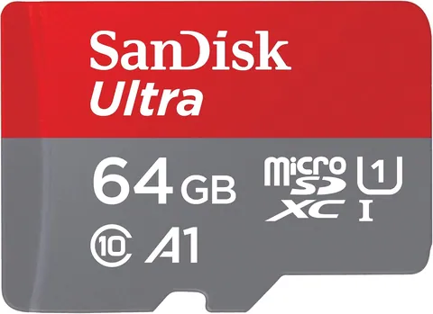 SanDisk 64GB Ultra microSD Card with Adapter