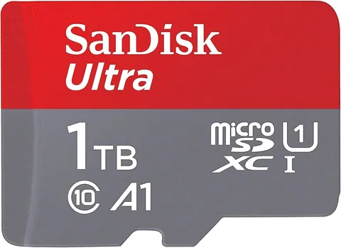 SanDisk 1TB Ultra microSDXC Card with Adapter, 150MB/s Read Speed