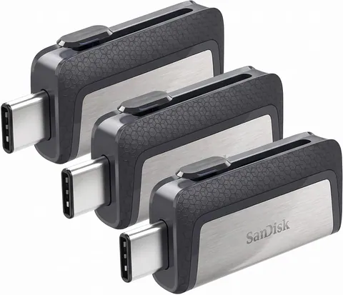 SanDisk 64GB Ultra Dual Drive USB Type-C (3-Pack)