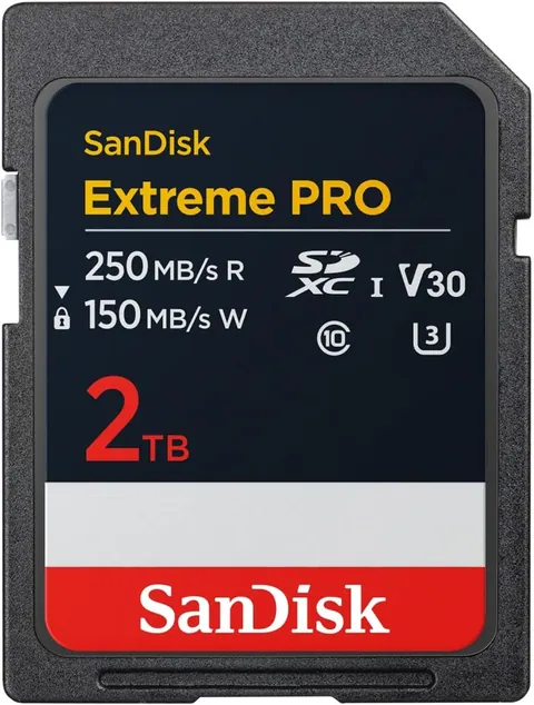 SanDisk 2TB Extreme PRO SDXC UHS-I Memory Card