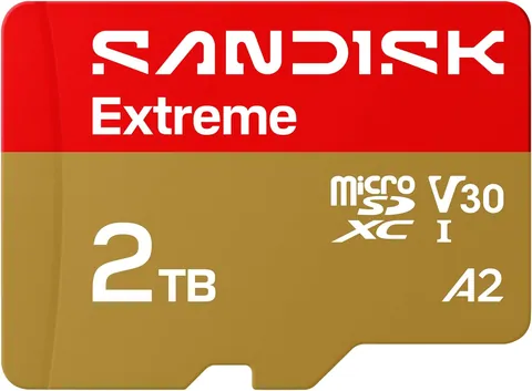SanDisk 2TB Extreme microSD Card with Adapter, 240MB/s Read Speed