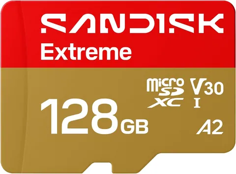 SanDisk 128GB Extreme microSD Card with Adapter, 245MB/s Read Speed