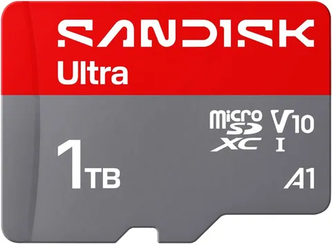 SanDisk 1TB Ultra microSDXC Card with Adapter, 195MB/s Read Speed